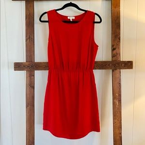 Monteau Red Dress with Back Cutout